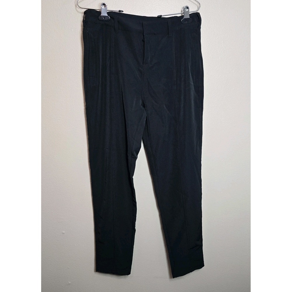 32° Cool Womens Pants Size 6 Black Tapered Leg